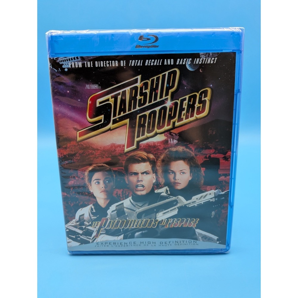 Starship Troopers (Blu-ray, 1997) Sealed New